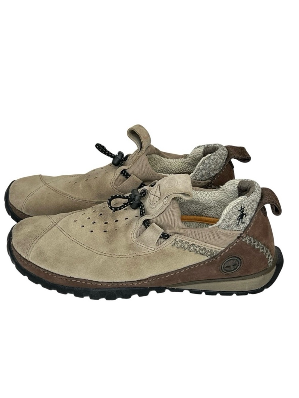 TIMBERLAND Smartwool Power Lounger Suede Lined Slip On Shoes Brown Sz 6.5 Cabin